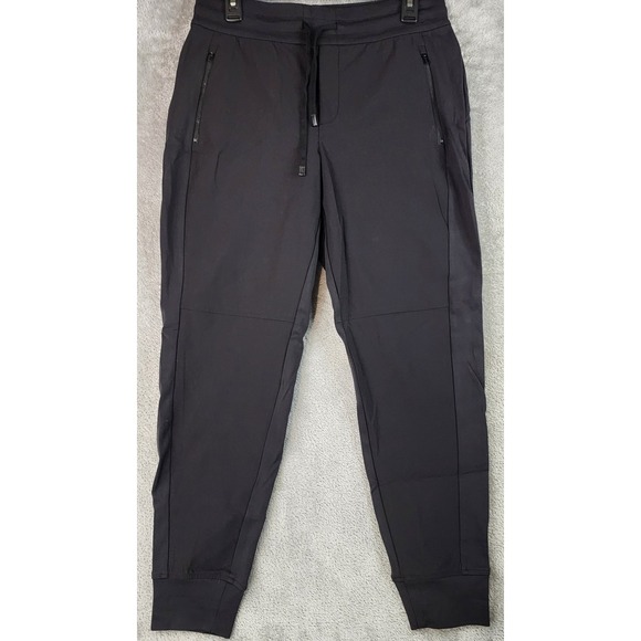 Athleta Pants - Athleta Highands Hybrid Trek Jogger Pants Womens Size 8 Black Zip Pockets